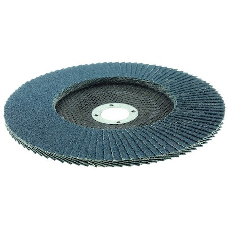 Weiler 7" Abrasive Flap Disc, Flat (TY27), Phenolic Backing, 40Z, 7/8" 31414